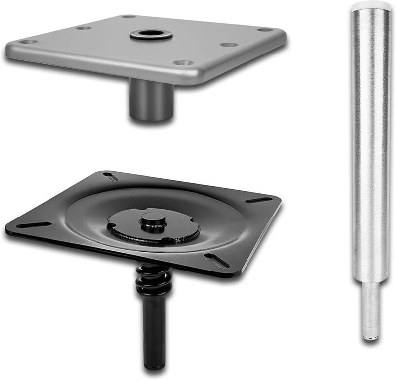 RAMATA 97749-7 Boat Seat Pedestal and Base with Swivel 3 kit suitable for Heavy Duty Boat Seats Mount of Fishing, Jon, Pontoon Boat and Most Other Boats, for Boat Seat Swivel Base Plate - Image 1